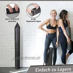Yogamatte xxl 183x122x0.6cm super weiche Trainingsmatte groß verschleißfeste Sportmatte aus tpe mit Tragegurt&Tasche