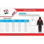 AQF Saunaanzug Sauna Anzug Schwitzanzug Trainingsanzug Für Fitness Joggen & Turnhalle Gewichtsverlust Schlankheitskur Anzug