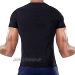 joyvio Men's Shaper Slimming Compression Heat Trapping T-Shirt Men's Body Shaper Slimming Shirt