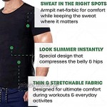 MFFACAI Sauna Sweat Weste Korsett Taille Trainer Body Top Shapewear Schlankheits-T-Shirt Kurze Ärmel Übungszubehör Anzug Bauchkontrolle Herren Heat Trapping T-Shirt für Herren Damen