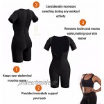 Palidong Full Body-Sauna Anzug Neopren Gewicht Verlust Gym Shapers mit Sleeve