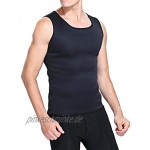 Shujin Unisex Herren Damen Hot Neopren Workout Sauna Weste Shirt Tank Top Shapewear Waist Trainer Schwitzanzug Körperformer für Gewicht Loss Figurformender