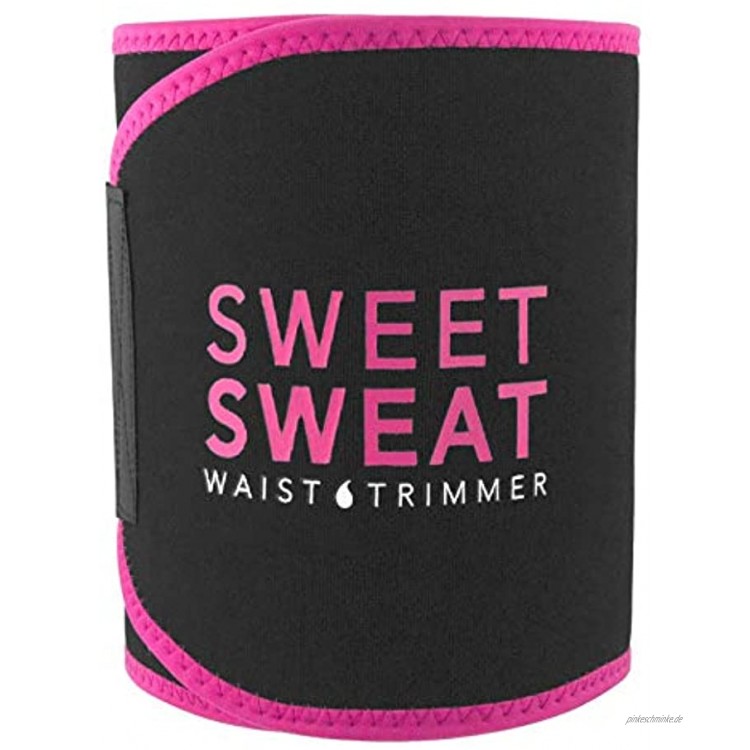 Sports Research Bauchgurt „Sweet Sweat“ zur Förderung der Schweißbildung am Bauch Herren Pinkes Logo Medium: 8 x 41 Length