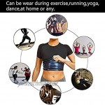 Yokbeer Sweat Sauna T-Shirt Workout Taillentrainer Body Shaper Männer Frauen Abnehmen Shapewear Gewichtsverlust Taillenformer Korsett
