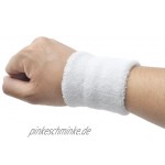 GOGO 12 Stück Schweißbänder Armband am Handgelenk Einfarbig Sport Wristbands