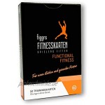 figgrs Trainingskarten Functional Fitness Vol. 1 50 Fitnessübungen für eine leistungsfähige & dynamische Muskulatur I Bodyweight Übungen ohne Gerät überall durchführbar I Für Männer und Frauen