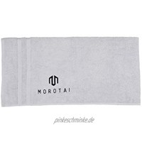 MOROTAI Unisex – Erwachsene Body Towel Large Hellgrau Handtuch OS