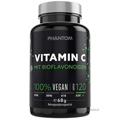 Phantom Supplements Vitamin C I Kapseln I Immun-Booster I Vegan