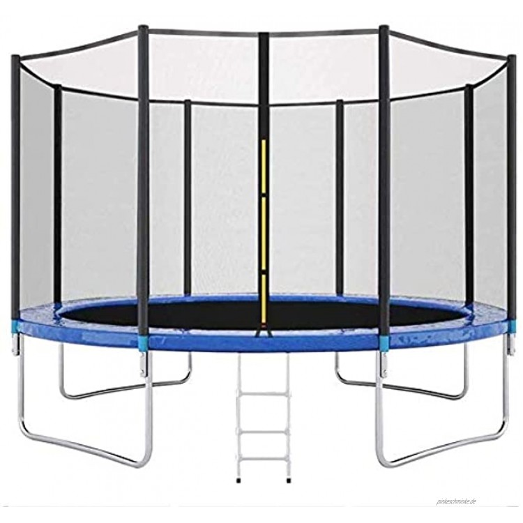 DFSFG Faltbarer Rebounder Mini-Trampolin für Fitness Indoor Bouncer Ladder Trampolin für Kinder mit Sicherheitsgehäuse Netzsprungmatte Outdoor Trampolin
