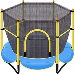 GAOXQ 5 ft Outdoor Sports Trampolin für Erwachsene und Kinder Fitness Bounce Bett mit Zaun Jumping Matte Indoor und Outdoor Courtyard Kinder Trampolin