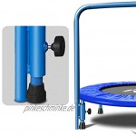 Zfggd Erwachsene Turnhalle der Familieninnentrampoline Gewichtsverlusttrampolin-Kindertrampoline Color : Blue