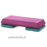 HO-TBO Stepbenches Gym Yoga Stepper Board Multifunktions-Fitness-Stepper 2-stufig Verstellbarer Aerobic-Stepper in 72 cm Farbe Optional Schritte Heben Plattform Color : Pink Size : 72cm