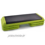 WSVULLD Aerobic Schritt Plattform Fitness Pedal Abnehmen Übung Schritte Startseite Vitalität Gymnastik Aerobic Fuß Rhythmische Gymnastik Farbe: Grün Größe: 110x42x24cm