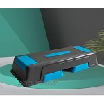 ZzheHou Aerobic Step Plattform Aerobic Step-Plattform Höhenverstellbarkeit Workout Fitnessgeräte Stepper Trainer Griffige Oberfläche Farbe : Blau Size : 70x27x22cm