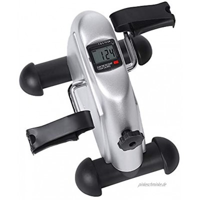 Ejoyous Mini Bike Beintrainer Armtrainer und Beintrainer Fahrradpedaltrainer Mini-Heimtrainer mit LCD Display für Muskelaufbau Ausdauertraining für Zuhause Büro 37.5 x 34.5 x 30.5cm
