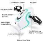 Ejoyous Minibike Heimtrainer Fitness Elektrisches Pedal Trainingsgerät Pedaltrainer Fitnessgerät mit Einstellbare 12-Gang-Einstellung für Arm-und Beintrainer Zuhause Büro