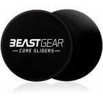 Gleitscheiben von Beast Gear – Doppelseitige Gliding Discs für Bauchmuskeltraining Für Teppich & Holzböden
