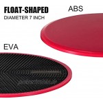 Yuemizi Core Sliders Übungsschieber doppelseitige Gleitscheiben Verwendung auf Teppich- oder Hartholzböden. Bauch- Pilates- und Kerntrainingsausrüstung 2er-Pack