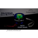 EVEREST FITNESS Gyroskopischer Handtrainer zum Training der Hand- und Armmuskulatur Hand Trainingsgerät Gyroskop Handgelenk Trainer mit einem ergonomischen Griff