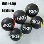 Medizinball Fitness-Medizinball Für Erwachsene Unisex-Muskeltrainingsgerät-Fitnessball Rutschfester Oberflächenball Mit Geringer Sprungkraft 7 Kg