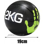 Medizinball Home & Gym Medizinball rutschfeste Oberfläche Fitness Slam Ball Krafttrainings-Sportgeräte Für Das Boxgewicht 2 Kg