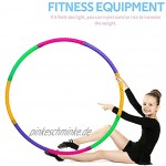 MJJCY Sport-Reifen Fitness-Gym-Werkzeug Kinder Kinder-Kinder abnehmbar Abnehmen Massage Ring Bauchteile Übung Gewichtsverlust Hoola Circle