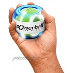 Powerball Max Blue gyroskopischer Handtrainer mit blauem Lichteffekt inkl. Drehzahlmesser transparent-blau das Original von Kernpower