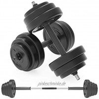 Body Revolution Hantelset Verstellbare Hanteln Home Gym Gewichte Set mit Barbell Link Zubehör Verschiedene Gewichte & Größenoptionen separat erhältlich 10 kg