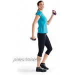 Gaiam for Women & Men Soft Dumbbell Walking Weight Sets with Hand Strap Handgewichte