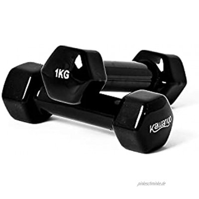 Kawanyo Vinyl Hanteln EIN Paar Krafttraining Fitness Workout strapazierfähige Kurzhanteln 0,5 kg 1,0 kg 1,5 kg 2,0 kg 3,0 kg 4,0 kg 5,0 kg
