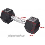The Fellie Hanteln Set 5 10 12 15 16 18 20 25 30 kg Hex Hanteln Gewichte Set für Männer Frauen Hanteln Home Gym Muskeltraining Ausrüstung
