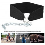 CUTULAMO Pull-Up Weighted Dip Belt Perfect Muscles Durable Steel Chain Dip Belt für Fitness-Enthusiasten für das Fitnessstudio zu Hause