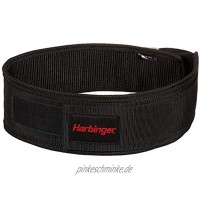 Harbinger 4" Nylon Belt Black