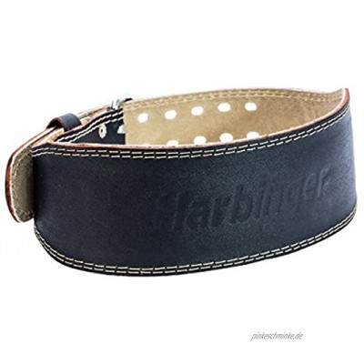 Harbinger Gürtel für Gewichtheber 4 Zoll Leather Belt Black S