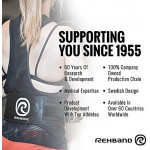 Rehband Unisex – Erwachsene Lifting Belt X-RX Gewichthebergürtel Kraftgürtel Rückengürtel Trainingsgürtel Größe:M Farbe:schwarz
