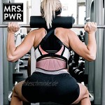 riijk MR. PWR Gewichtheber Gürtel Herren | MRS. PWR für Damen | Fitnessgürtel | Trainingsgürtel für Bodybuilding und Crossfit | Gewichtsgürtel für Damen und Herren