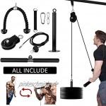 Usmato Fitness LAT Lifting Pulley System mit Kabelmaschine Heimfitnessgeräte für Training Schulter und Rücken Geschenk für Männer