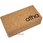 atha® BLOCKS 2 Yoga- und Pilatesblöcke aus ökologischem Naturkork · Hergestellt in Portugal · Schadstofffrei · Robust · Umweltfrendlich · Standard-Studio-Grösse