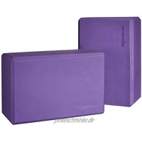 Basics 2-Set Yoga Blocks Purple 4-Pack Total 8 blocks