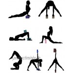 CISMARK Yoga-Block – stützender latexfreier EVA-Schaum weiche rutschfeste Oberfläche für Yoga Pilates Meditation 2 Stück