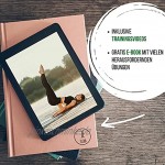 ELLEMA Yoga Block [100% Kork] Yogablock 2er Set für Anfänger und Fortgeschrittene + Online-Trainingsvideos und E-Book Yogaklotz für Pilates Rutschfester Fitness Yoga Klotz