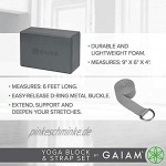 Gaiam Yoga Gurt Block Combo