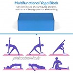 Lixada 1PCS 2PCS Eva Yoga blockiert Latex-freie rutschfeste Oberfläche für Yoga-Pilates-Meditation