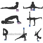 MONLEYTA Yoga Blöcke Hochdichte Eva-Schaumblöcke für Yoga Pilates Meditation Gym Fitness