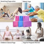 PROIRON Yoga Block Hochdichter Eva-Schaum Fitness-Block Umweltfreundlich und Leicht 1 Blöcke Oder 2 Blöcke