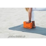 Tunturi Outdoor Yogablock 93 Gramm in Orange Fitnessblock für Yoga Pilates Training Trainingsblock aus Schaumstoff
