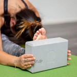 Yamkas Yoga Blocke hochdichter aus Eva-Schaum – Yogablock Eva Schaumstoff für Anfänger und Fortgeschrittene – Block fur Yoga oder Pilates Meditations und Fitness Support