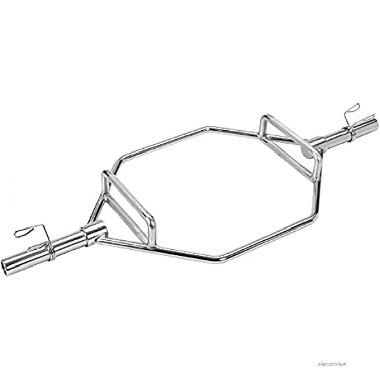 Bad Company Hexagon Hantelstange inkl. Verschlüssen für Kniebeugen Kreuz- und Schulterheben als 30 31 mm oder 50 51 mm Variante I Max. Gewichtsbelastung von bis zu 350 kg