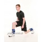 All Pro Unisex Adjustable Single Ankle Weights Blue 20 Lbs