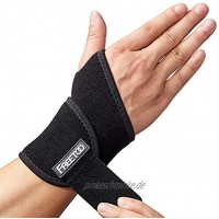 FREETOO Sport Handgelenk Bandagen Handgelenkstütze für Damen und Herren Handbandage das Rechts und Links Handgelenkschoner für Sehnenscheidenentzündung Wrist Wraps für Kraftsport Crossfit